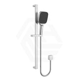 IKON Ceram Square Sliding Shower Rail with 3 Functions Handheld Shower Set Variant Colour Available