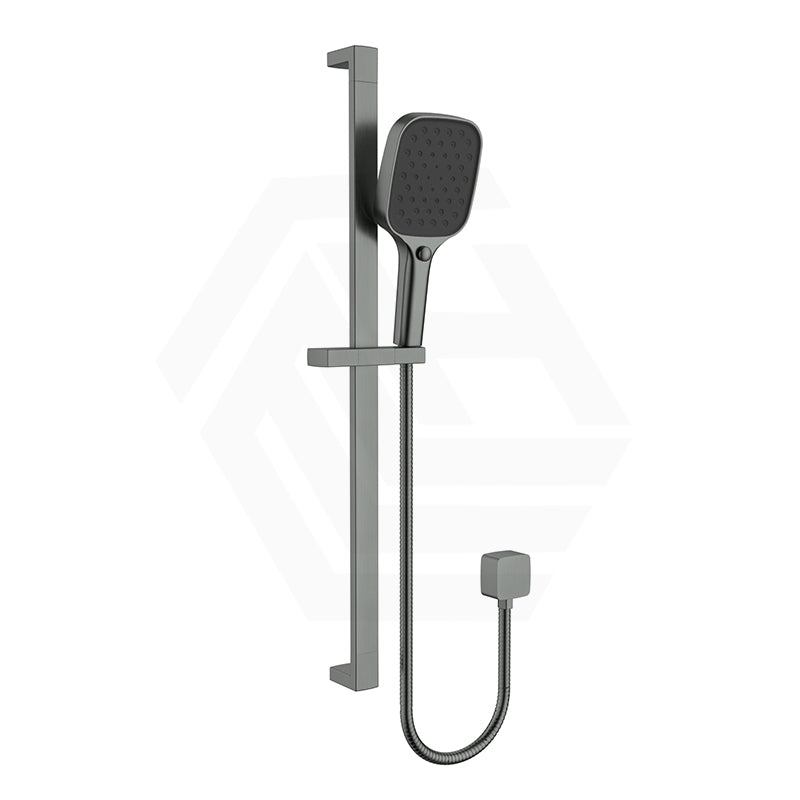 IKON Ceram Square Sliding Shower Rail with 3 Functions Handheld Shower Set Variant Colour Available