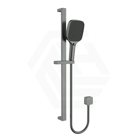 IKON Ceram Square Sliding Shower Rail with 3 Functions Handheld Shower Set Variant Colour Available
