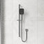 IKON Ceram Square Sliding Shower Rail with 3 Functions Handheld Shower Set Variant Colour Available