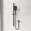 IKON Ceram Square Sliding Shower Rail with 3 Functions Handheld Shower Set Variant Colour Available