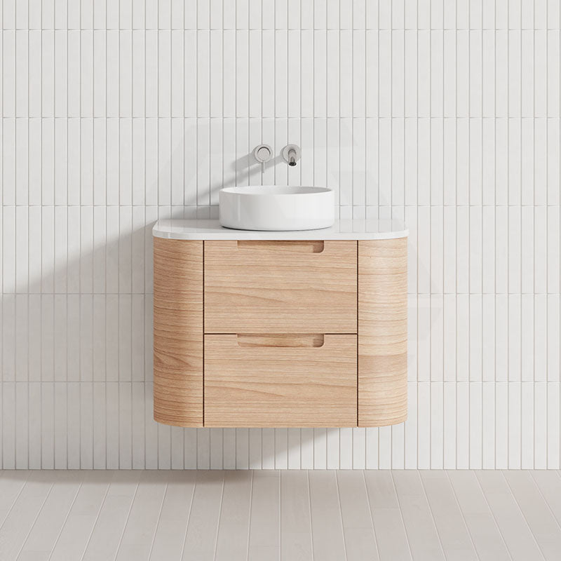 750-1800mm Aulic Briony Wall Hung Vanity Drawer Timber Plywood Cabinet Mia Finish & Stone Top