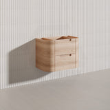 750mm Aulic Briony Wall Hung Single Bowl Vanity Drawer Timber Plywood Cabinet Mia Finish & Stone Top