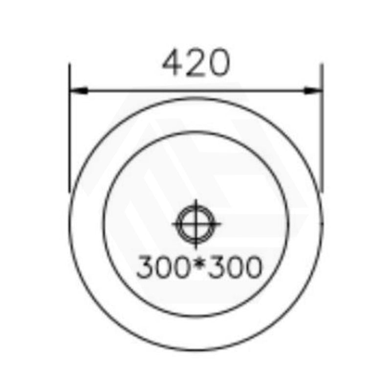 Aulic Civaro 420mm Matt White Fluted Freestanding Pillar Cabinet Only & With Sintera Circle Stone Top No Tap Hole