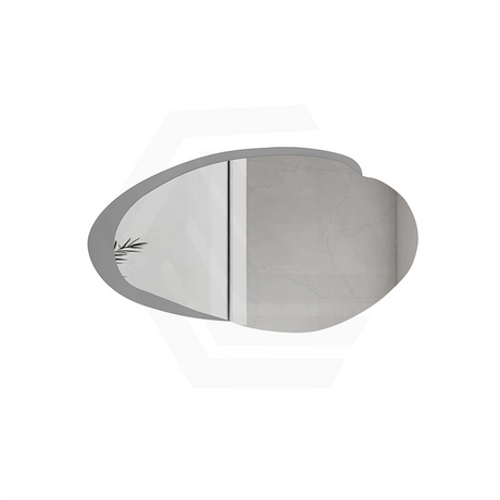 Aulic Evanston 530/1100/1300mm Touchless Backlit LED Mirror with Matt Grey/White Acrylic Edge Horizontal/Vertical Installation