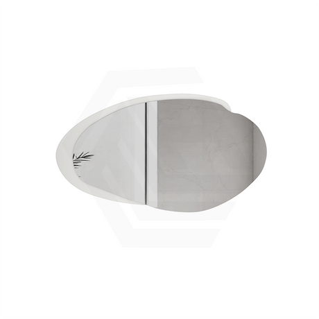 Aulic Evanston 530/1100/1300mm Touchless Backlit LED Mirror with Matt Grey/White Acrylic Edge Horizontal/Vertical Installation