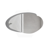 Aulic Evanston 1100/1300mm Touchless Backlit LED Mirror with Matt Grey/White Acrylic Edge Horizontal Installation