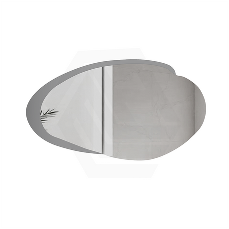 Aulic Evanston 530/1100/1300mm Touchless Backlit LED Mirror with Matt Grey/White Acrylic Edge Horizontal/Vertical Installation