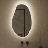Aulic Evanston 530/1100/1300mm Touchless Backlit LED Mirror with Matt Grey/White Acrylic Edge Horizontal/Vertical Installation