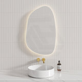 Aulic Tarcoola 550X900Mm Frameless Touchless Backlit Led Mirror Special Shape Mirrors