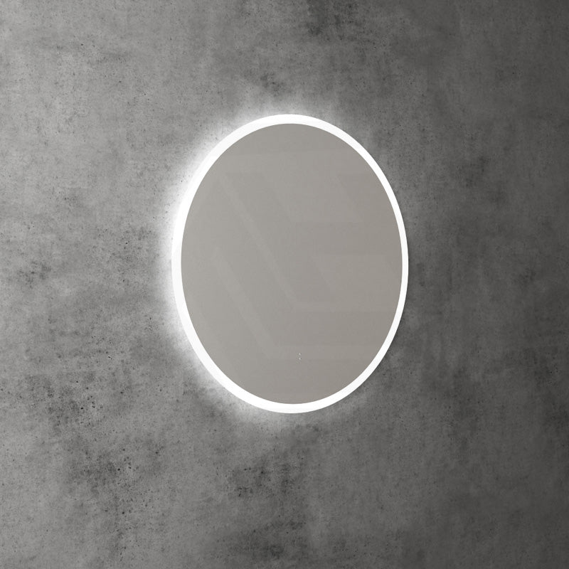 700mm Aulic Windsor Round Frameless LED Mirror Backlit Touch-Free Sensor