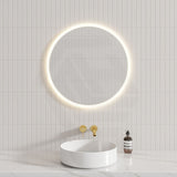 700mm Aulic Windsor Round Frameless LED Mirror Backlit Touch-Free Sensor