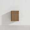 Aulic Mini Hartelle 470mm Fluted Curved Plywood Wall Hung Vanity Variant Color Avaliable