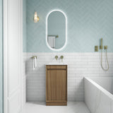 Aulic Mini Ravia 450mm Fluted Plywood Floor Standing Vanity Variant Color Avaliable