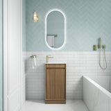 Aulic Mini Ravia 450mm Fluted Plywood Floor Standing Vanity Variant Color Avaliable