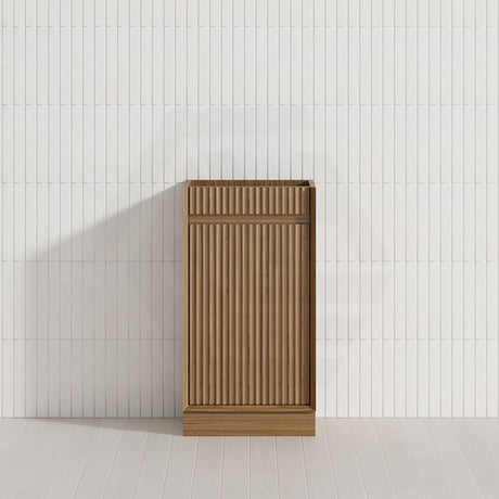 Aulic Mini Ravia 450mm Fluted Plywood Floor Standing Vanity Variant Color Avaliable