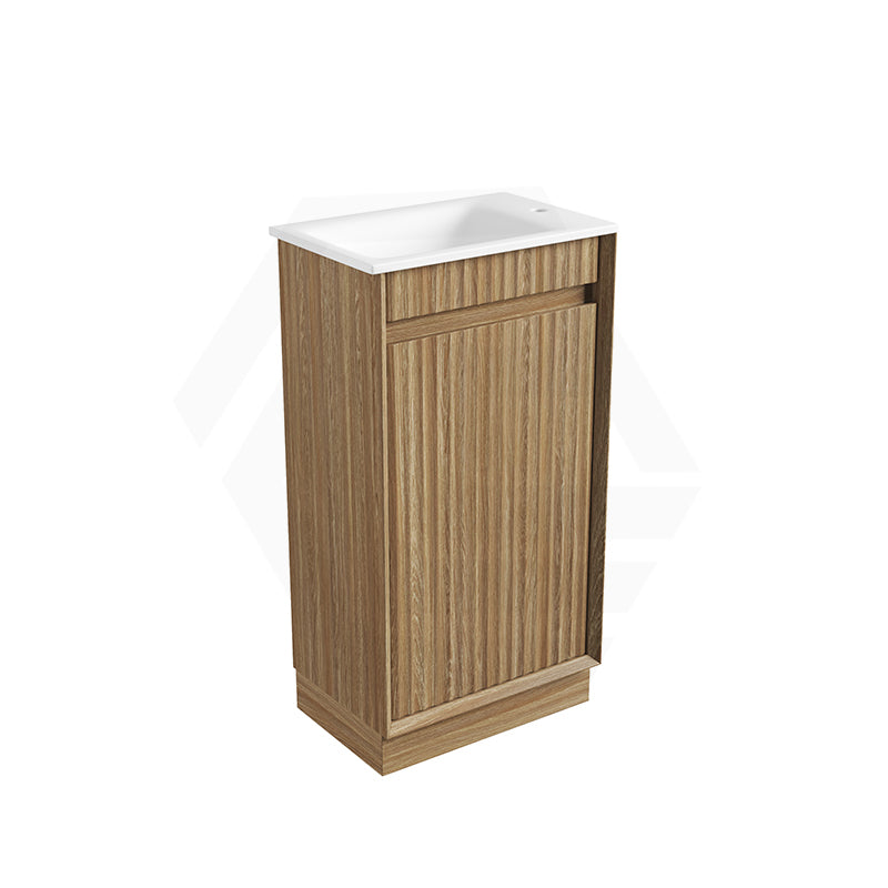 Aulic Mini Ravia 450mm Fluted Plywood Floor Standing Vanity Variant Color Avaliable