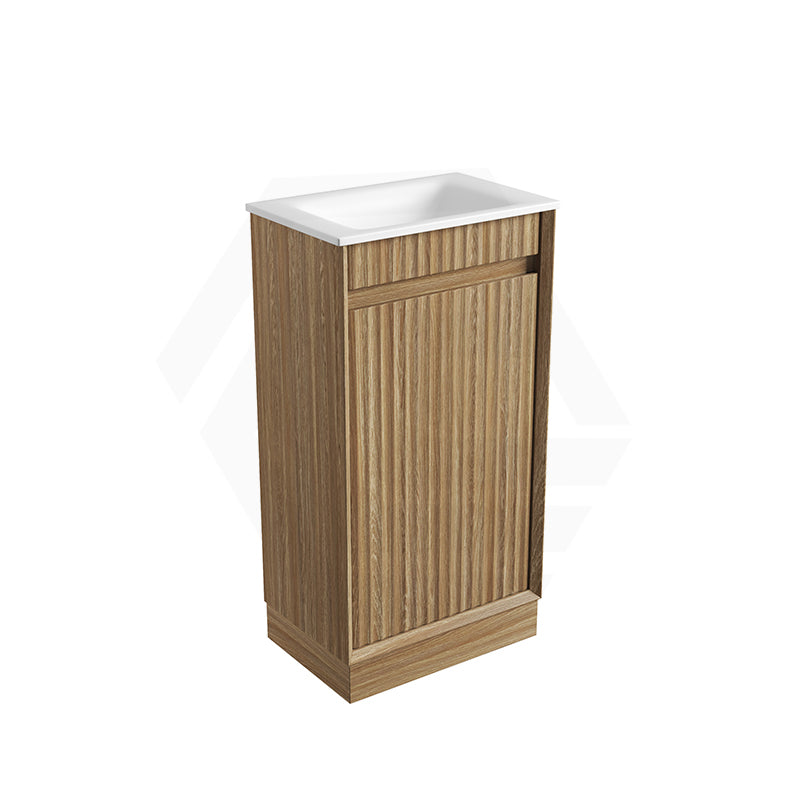 Aulic Mini Ravia 450mm Fluted Plywood Floor Standing Vanity Variant Color Avaliable