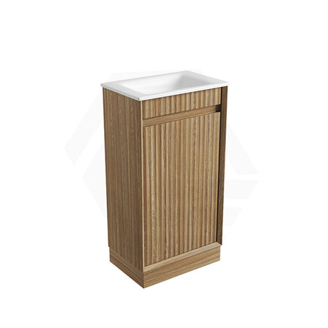 Aulic Mini Ravia 450mm Fluted Plywood Floor Standing Vanity Variant Color Avaliable