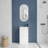 Aulic Mini Ravia 450mm Fluted Plywood Floor Standing Vanity Variant Color Avaliable