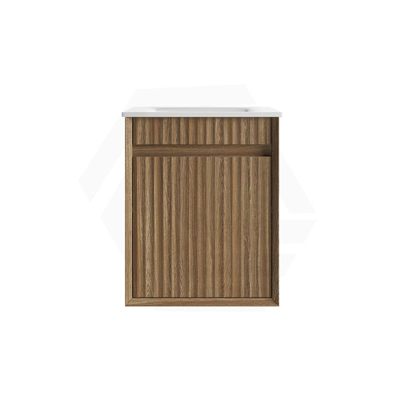 Aulic Mini Ravia 450mm Fluted Plywood Wall Hung Vanity Variant Color Avaliable