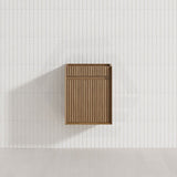 Aulic Mini Ravia 450mm Fluted Plywood Wall Hung Vanity Variant Color Avaliable