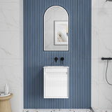 Aulic Mini Ravia 450mm Fluted Plywood Wall Hung Vanity Variant Color Avaliable