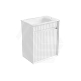 Aulic Mini Ravia 450mm Fluted Plywood Wall Hung Vanity Variant Color Avaliable