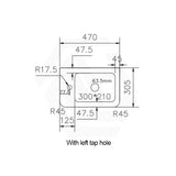 Aulic Mini Hartelle 470mm Fluted Curved Plywood Wall Hung Vanity Variant Color Avaliable