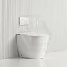 LAFEME Crawford Rimless Floor Pan Wall-Faced Smart Toilet with Inwall Cistern & Flush Button 592x400x492mm - Gloss White
