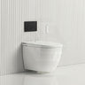 LAFEME Sesto Rimless Wall Hung Smart Toilet with Inwall Cistern & Flush Button 592x400x424mm - Gloss White