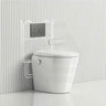 LAFEME Autolux Rimless Floor Pan Smart Toilet Suite with Inwall Cistern 593x395x500mm - Gloss White