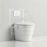LAFEME Autolux Rimless Floor Pan Smart Toilet Suite with Inwall Cistern 593x395x500mm - Gloss White