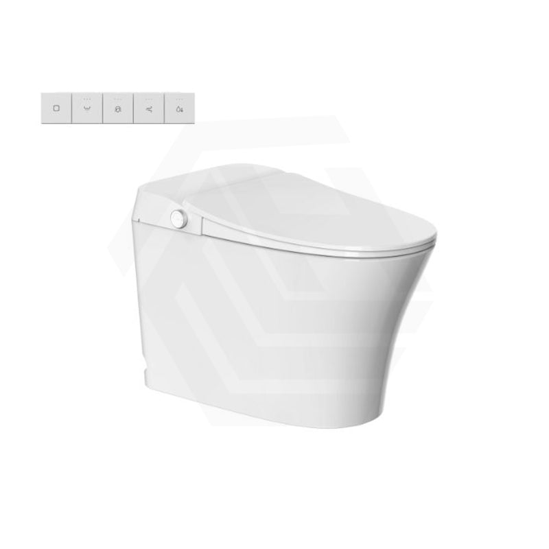 Lafeme Neovanta 684x403x470mm Gloss White Luxury Floor Mounted Cisternless Smart Toilet