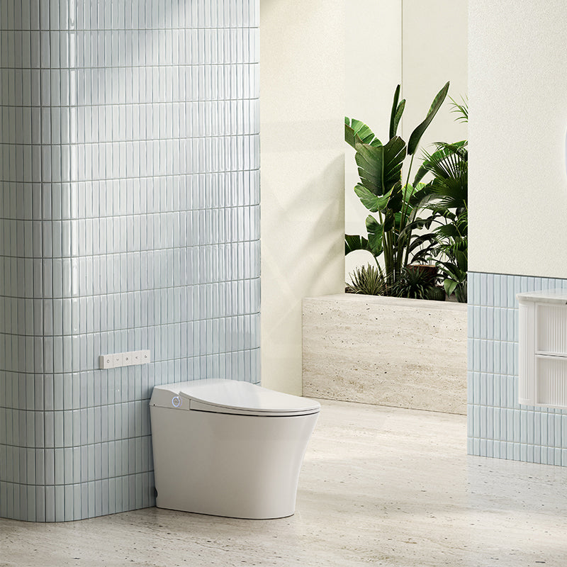 Lafeme Neovanta 684x403x470mm Gloss White Luxury Floor Mounted Cisternless Smart Toilet