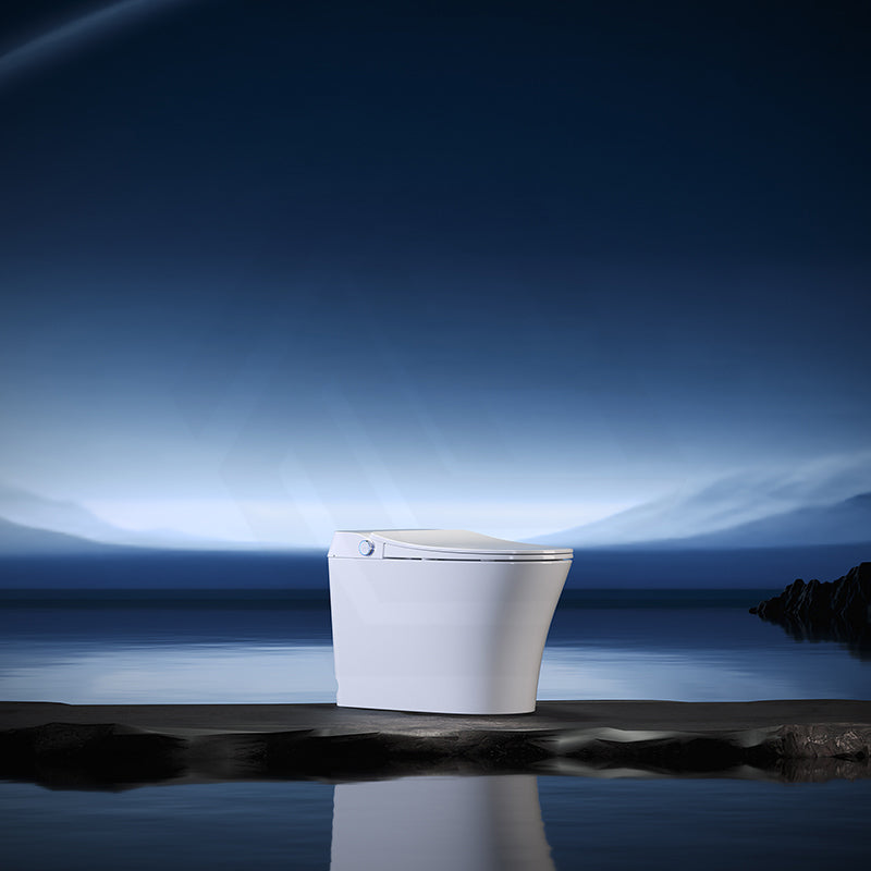 Lafeme Neovanta 684x403x470mm Gloss White Luxury Floor Mounted Cisternless Smart Toilet