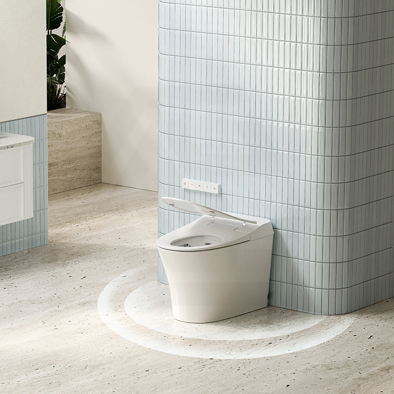 Lafeme Neovanta 684x403x470mm Gloss White Luxury Floor Mounted Cisternless Smart Toilet