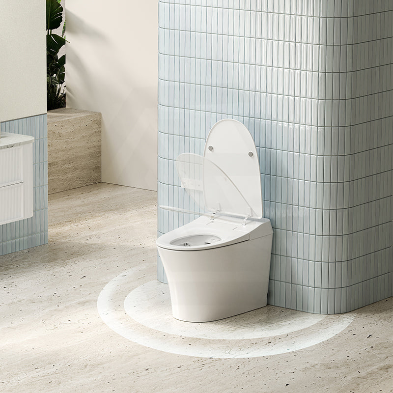 Lafeme Neovanta 684x403x470mm Gloss White Luxury Floor Mounted Cisternless Smart Toilet