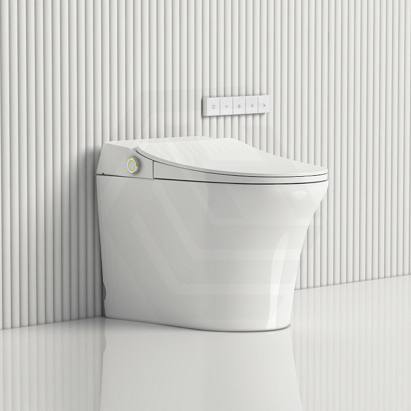 Lafeme Neovanta Luxury Floor Mounted Cisternless Smart Toilet 684x403x470mm - Gloss White