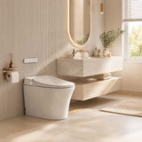 Lafeme Neovanta Luxury Floor Mounted Cisternless Smart Toilet 684x403x470mm - Gloss White