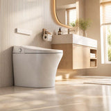 Lafeme Neovanta Luxury Floor Mounted Cisternless Smart Toilet 684x403x470mm - Gloss White
