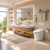 Lafeme Neovanta Luxury Floor Mounted Cisternless Smart Toilet 684x403x470mm - Gloss White