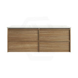 600-1800mm Aulic Venetta Harvest Oak Framed Wall Hung Vanity Plywood Cabinet Only & Vanity Top Available