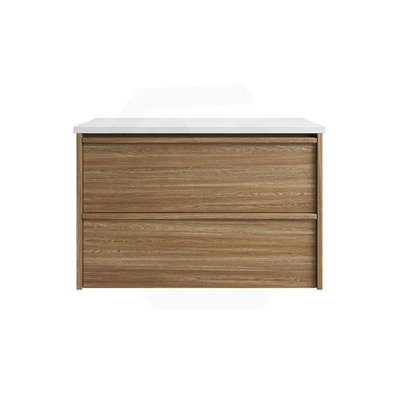 600-1800mm Aulic Venetta Harvest Oak Framed Wall Hung Vanity Plywood Cabinet Only & Vanity Top Available