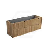 Aulic Voulari 600-1800mm Harvest Oak Framed Wall Hung Vanity Plywood Cabinet Only & Stone Top Available
