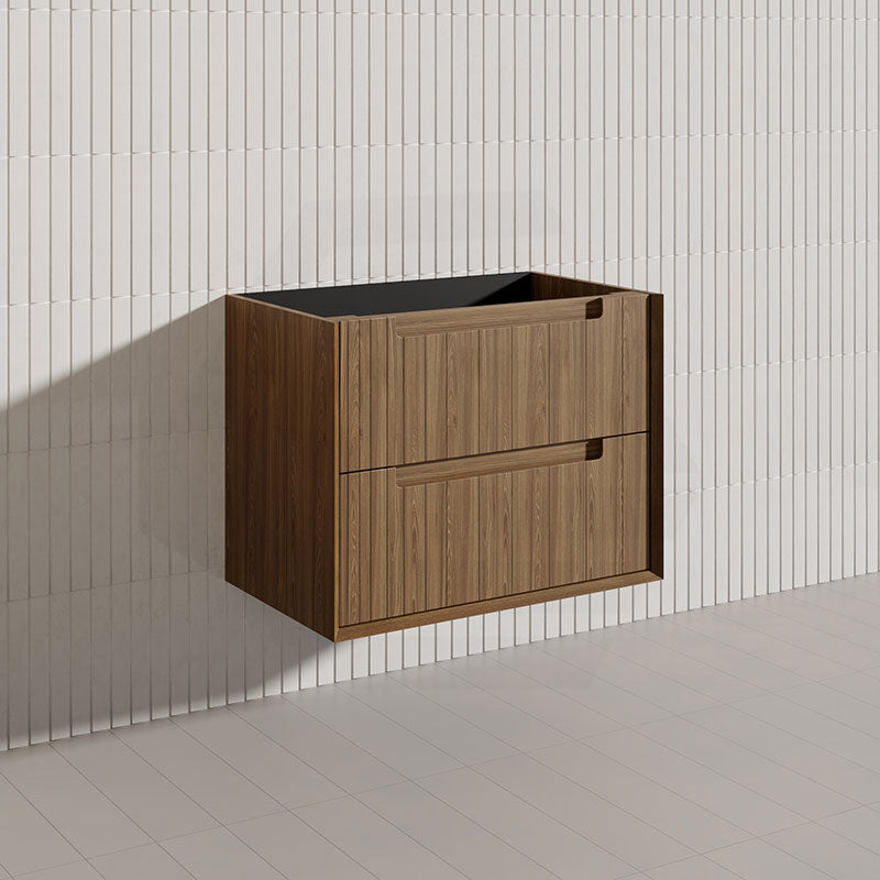 Aulic Voulari 600-1800mm Harvest Oak Framed Wall Hung Plywood Vanity with Drawers