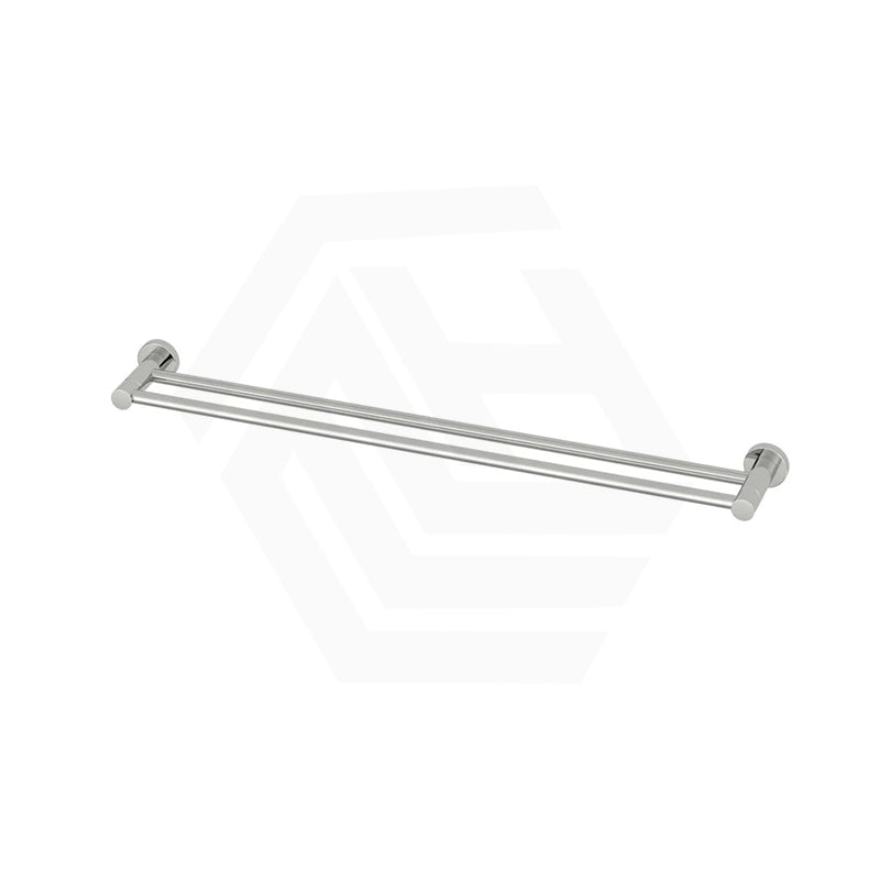 Amoza 800mm Round Stainless Steel Double Towel Rails Variant Colour Available