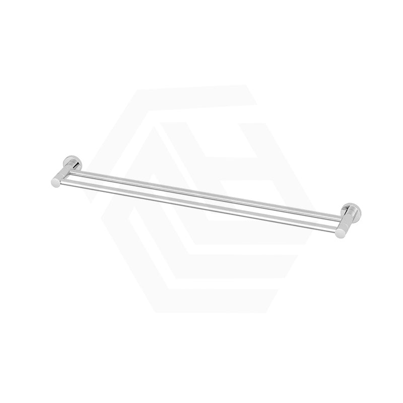 Amoza 800mm Round Stainless Steel Double Towel Rails Variant Colour Available