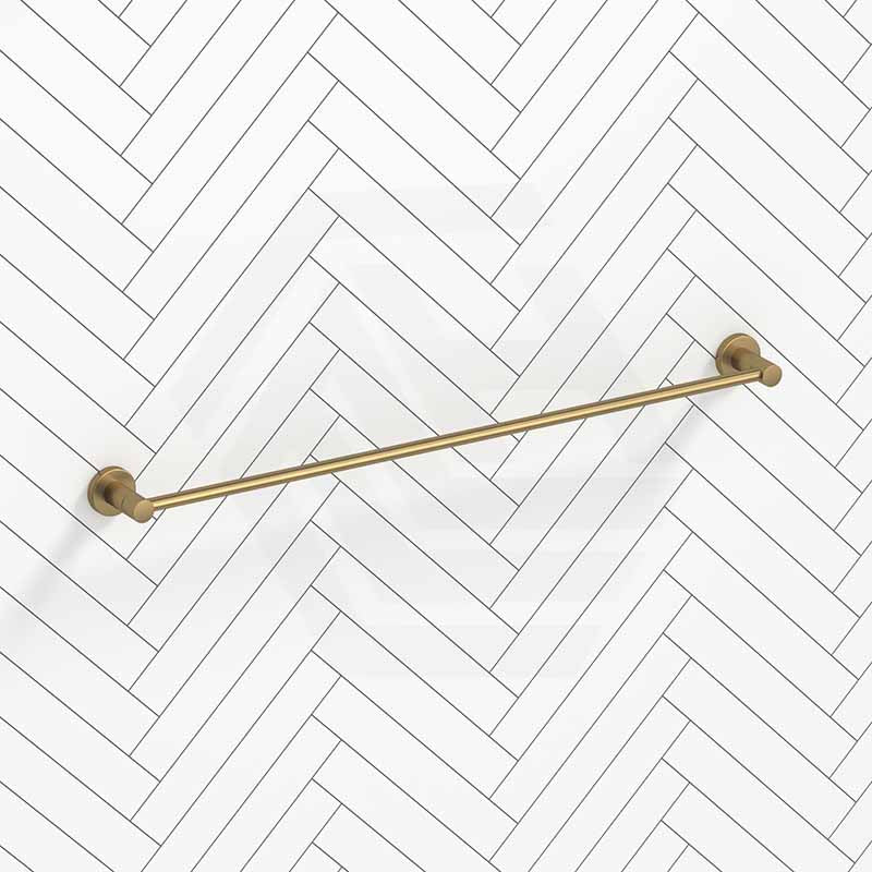 Amoza Bathroom 800mm Round Single Towel Rail Stainless Steel Variant Colour Available