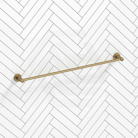 Amoza Bathroom 800mm Round Single Towel Rail Stainless Steel Variant Colour Available